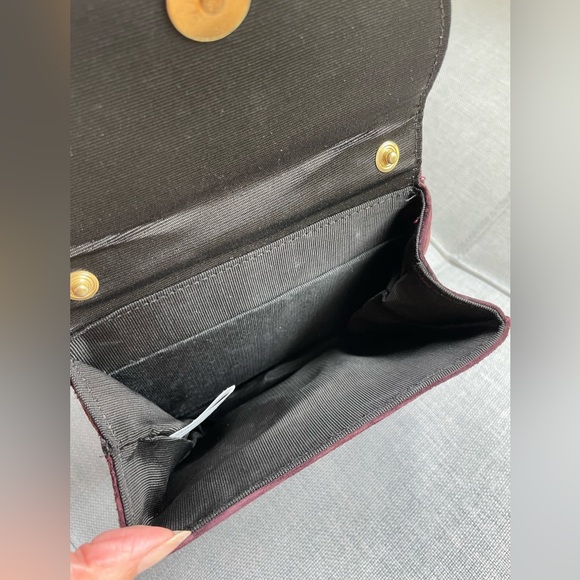 Vintage Laura Ashley Suede Mini Flap Bag - Picture 7 of 12